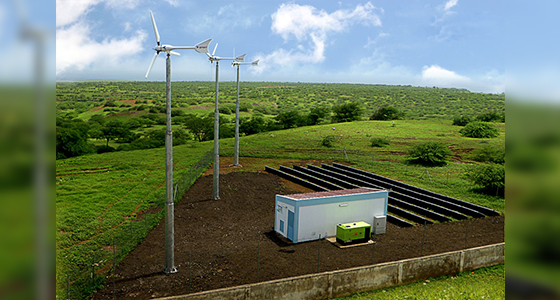 Isolated village in Cape Verde