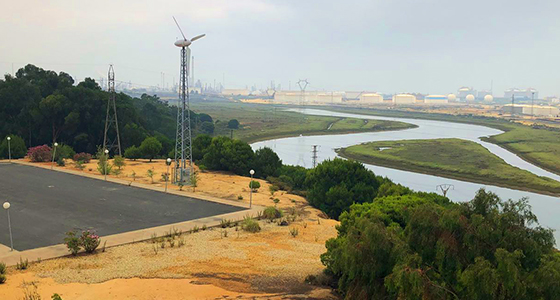 The University of Huelva studies our E200 wind turbine