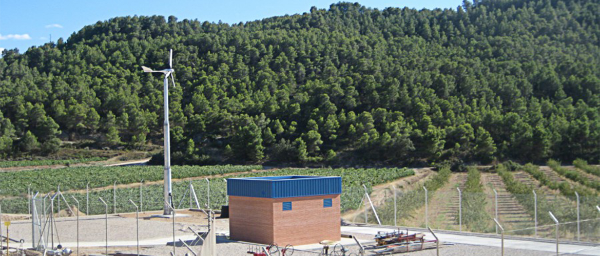 Small wind turbine Enair 30 and Solar