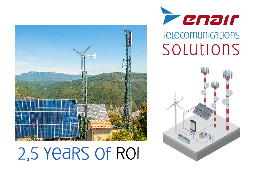 Aerogeneradores y telecomunicaciones Enair